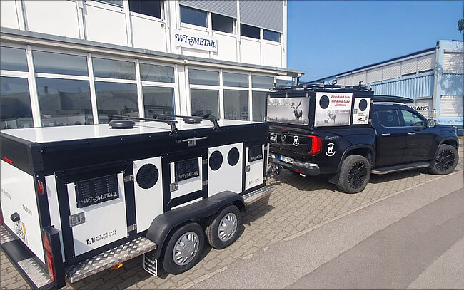 Pick-Up Box: auf der Bordwand
