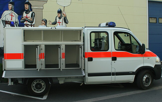 Aufsatzboxen auf Fahrgestell